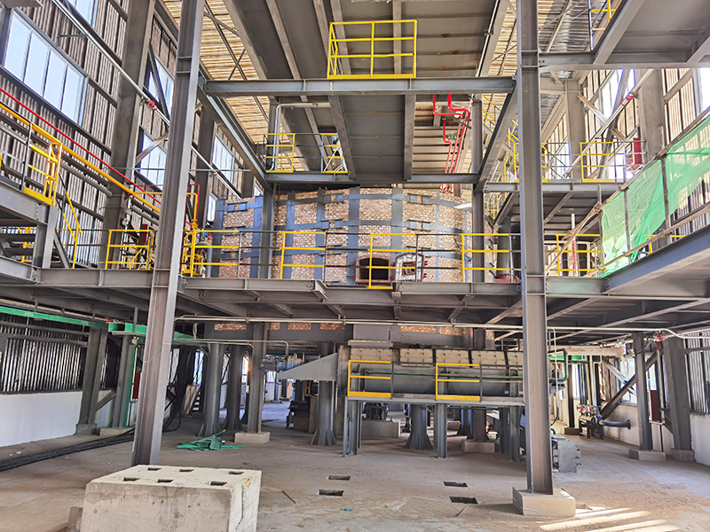 New Mannheim furnace/sulfuric potassium reaction furnace