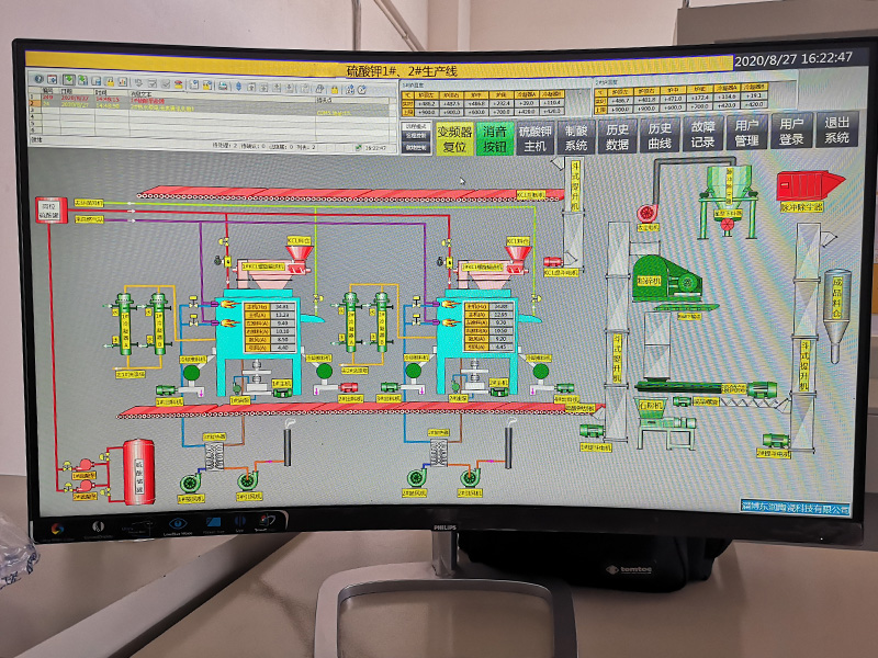 Potassium Sulfate Production Line No. 1 and No. 2